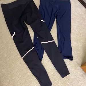 New Balance women’s Black and Navy Leggings 2 for $20